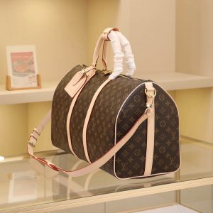 Alternative view of 【Top-Tier Original Custom-Made Variable-Code Chip Edition】🔥M41416 Vintage Floral Medium Size Spacious capacity, flexible usage. Durable and reliable. Fashionable style with mature sophistication. Features secure dual zippers and a padlock, making it ideal for business or leisure. Dimensions: 50 × 29 × 22 cm